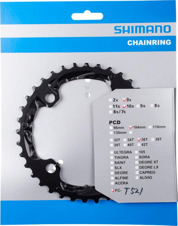 Shimano Kettenblatt 36Z-AL schwarz FC-T521