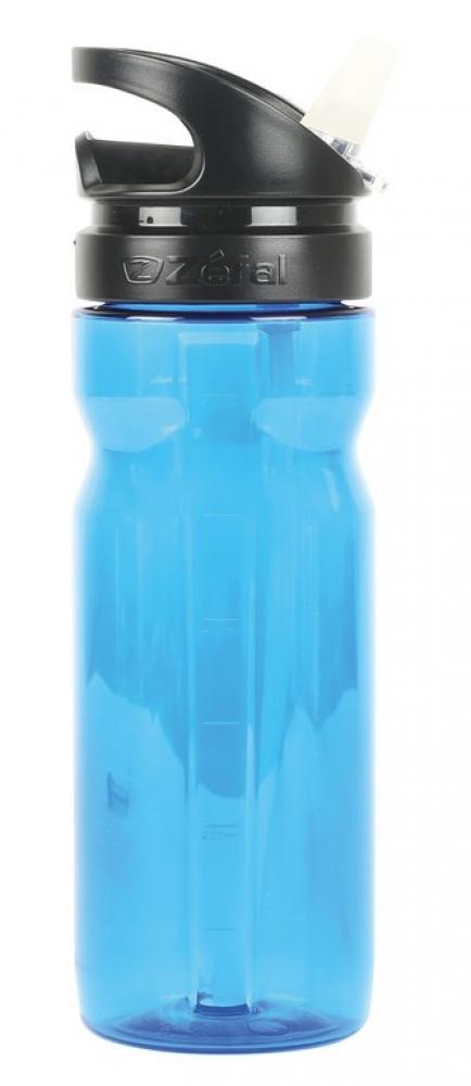 Zefal Trinkflasche Trekking 700 ml blau transparent Flasche