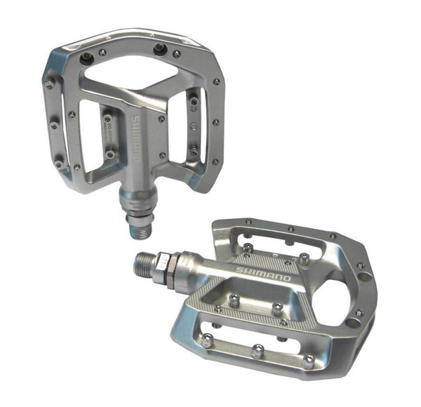 Shimano MTB-Pedal PD-GR 500 silber Plattform ohne Reflektoren