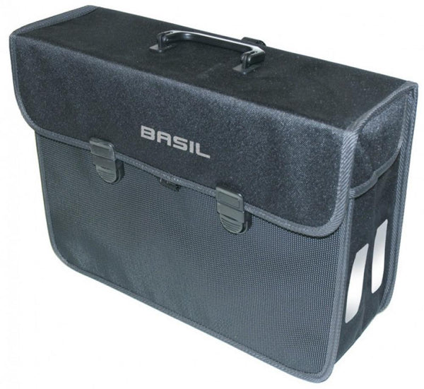 Basil Einzelpacktasche Malaga XL schwarz Größe 40x16x31cm 17 ltr.