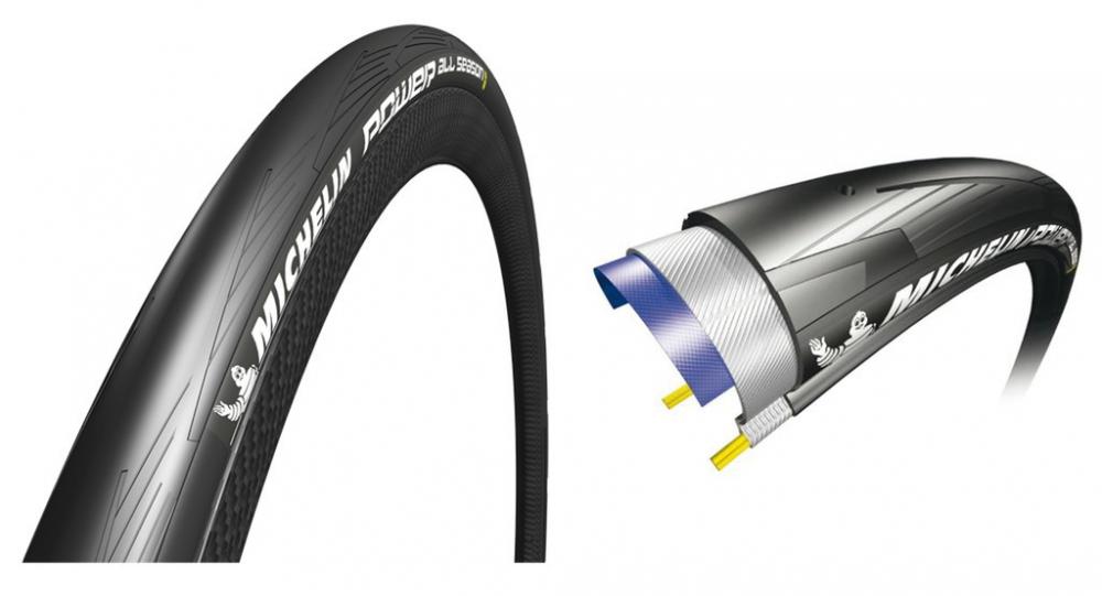 Michelin Reifen Power All Season 28x1.00 Zoll  25-622 schwarz faltbar