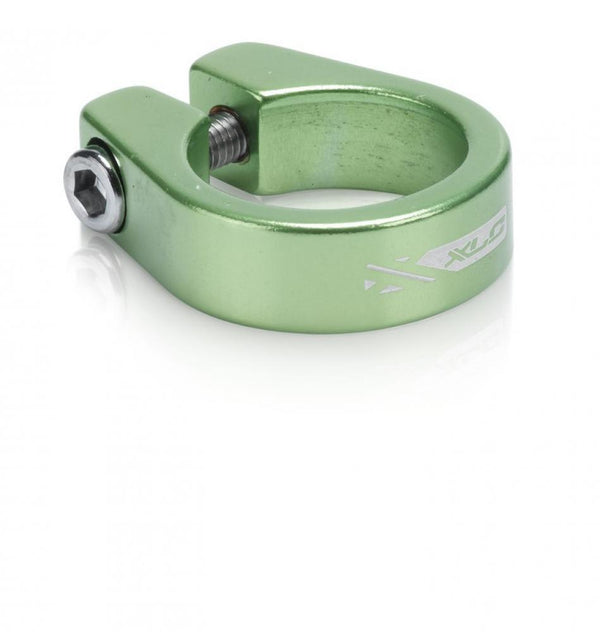 XLC Sattelstütz-Klemmring PC-B09 Ø 31,6mm limegreen, mit Innensechskant