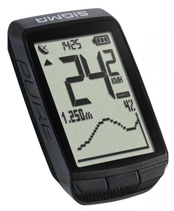 Fahrradcomputer Sigma Pure GPS schwarz