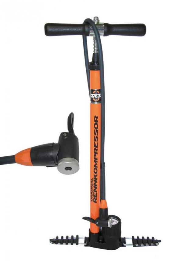 SKS Standpumpe Rennkompressor E.V.A.-Ventilkopf orange DV/AV/SV