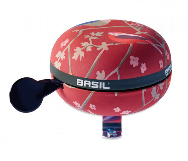 Ding-Dong Klingel Basil Wanderlust vintage-red, Ø 80mm, SB-Karte