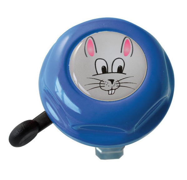 Reich Kinderklingel Hase Doming Label blau  Ø55mm SB-Karte