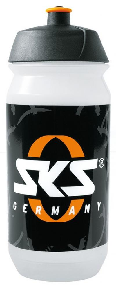 SKS Trinkflasche Small Kunststoff 500 ml transparent mit SKS Logo