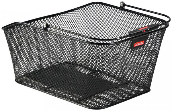 Rixen Kaul | KLICKfix Hinterradkorb City 2  für Racktime schwarz 41x31x20 cm