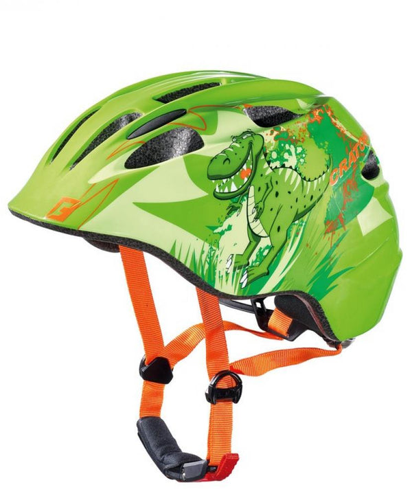 Fahrradhelm Cratoni Akino (Kid) Gr.M (53-58cm) Dino grün glanz