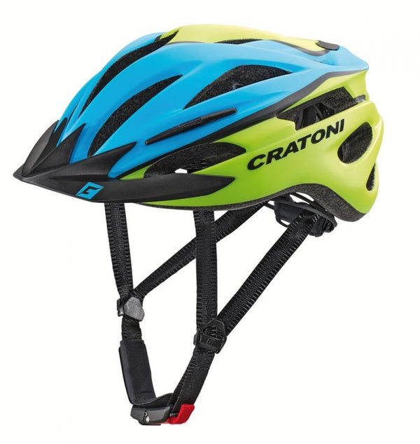 Fahrradhelm Cratoni Pacer (MTB) Gr. S/M (54-58cm) blau/lime matt