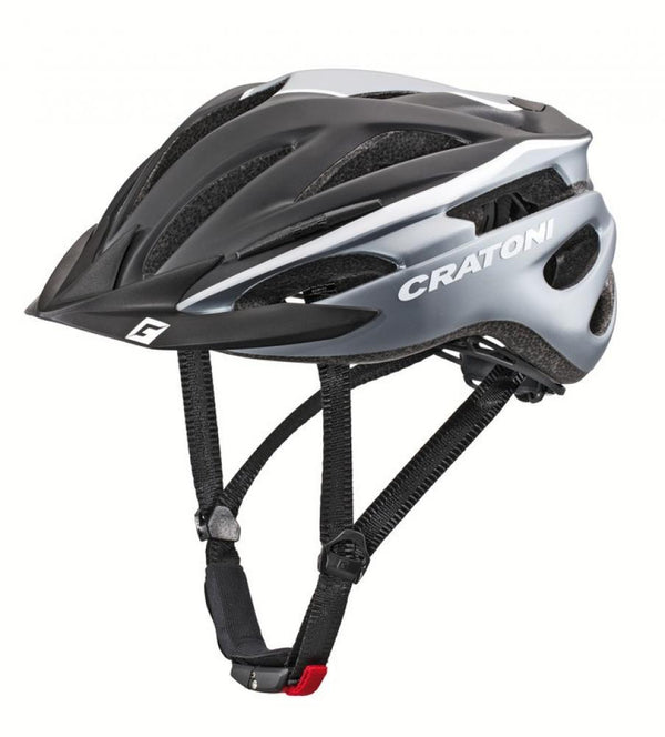 Fahrradhelm Cratoni Pacer (MTB) Gr. S/M (54-58cm) schwarz/weiß matt