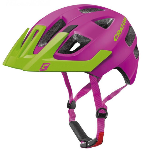 Fahrradhelm Cratoni Maxster Pro (Kid) Gr. S/M (51-56cm) pink/lime matt