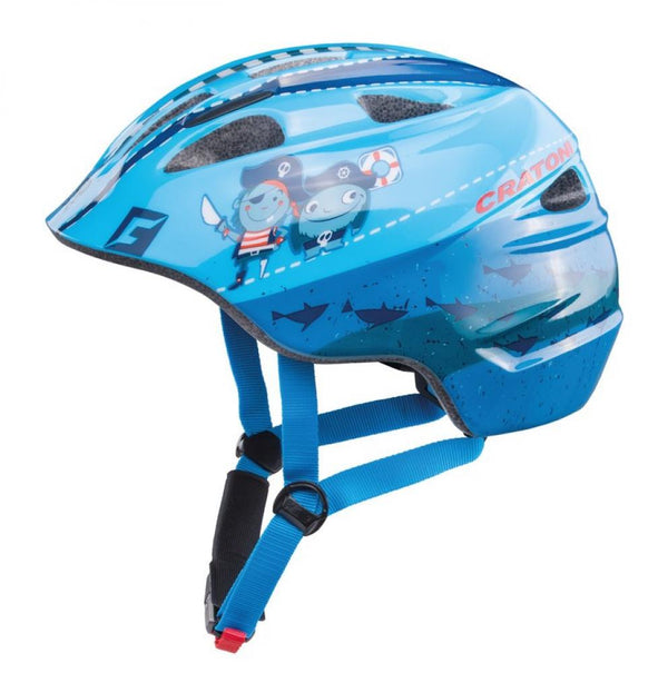 Fahrradhelm Cratoni Akino (Kid) Gr. M (53-58cm) Pirat blau glanz