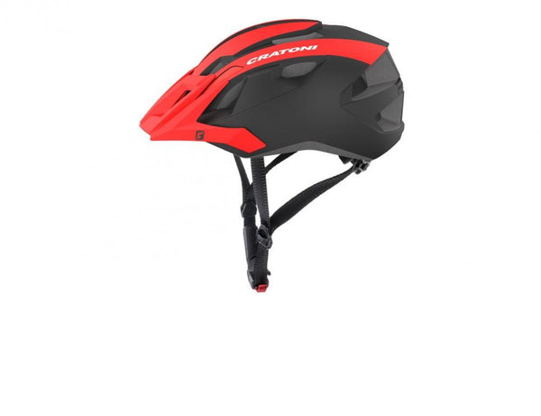 Fahrradhelm Cratoni AllRide (MTB) Gr. Uni (53-59cm) rot/schwarz matt