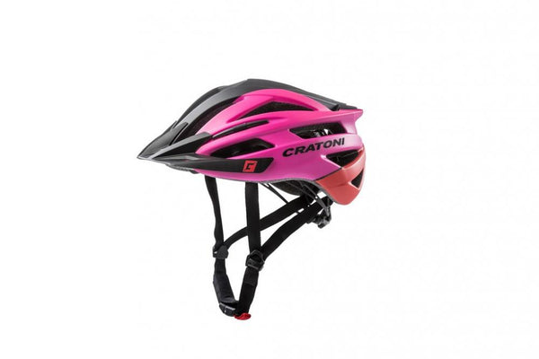 Cratoni Helm Agravic MTB Gr. S/M 54-58cm schwarz/pink/rot matt
