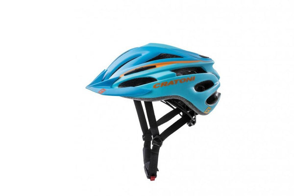 Fahrradhelm Cratoni Pacer (MTB) Gr. S/M (54-58cm) blau/orange matt