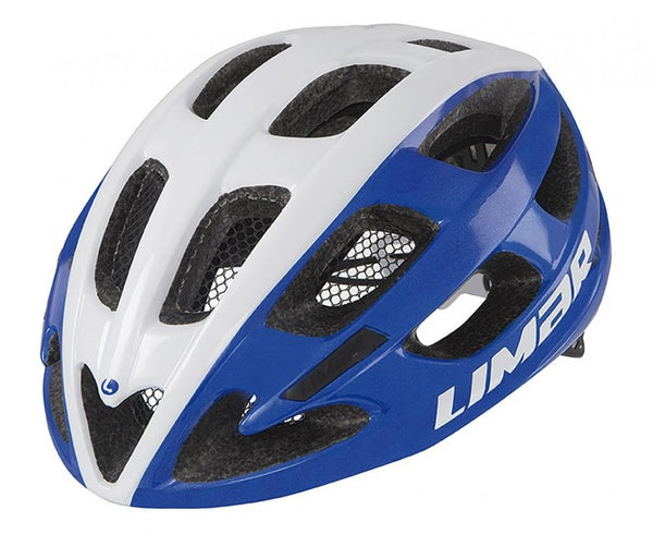 Fahrradhelm Limar Ultralight Lux weiß/blau Gr.L (56-62cm)