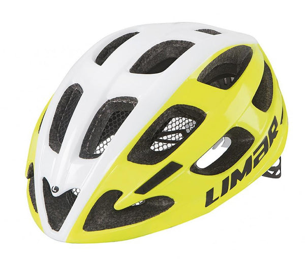 Fahrradhelm Limar Ultralight Lux reflective weiß/gelb Gr.M (50-57cm)