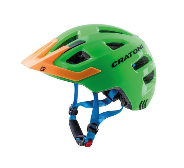 Fahrradhelm Cratoni Maxster Pro (Kid) Gr. S/M (51-56cm) grün/orange/bl. glanz