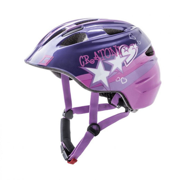 Fahrradhelm Cratoni Akino (Kid) Gr. S (49-53cm) lila/pink glanz