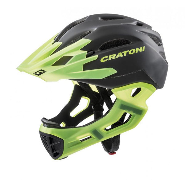 Fahrradhelm Cratoni C-Maniac (Freeride) Gr. L/XL (58-61cm) sz/lucentgrün matt