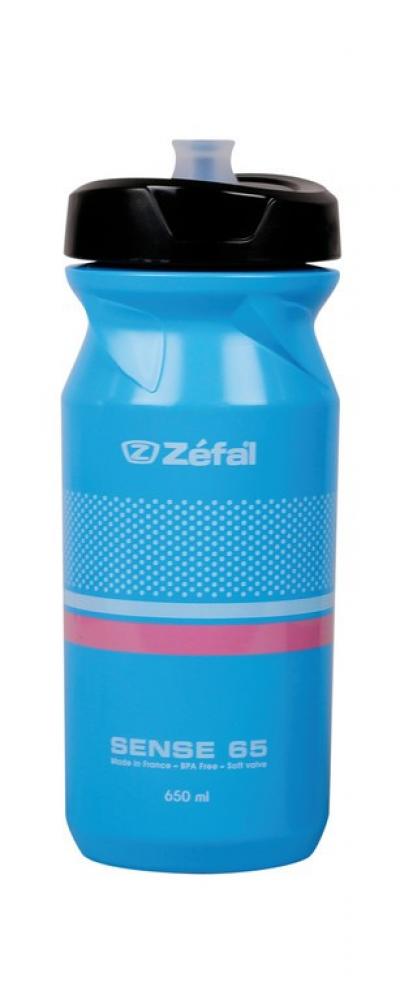 Zefal Trinkflasche Sense M65 650ml cyan blau Höhe 193mm