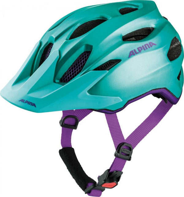 Fahrradhelm Alpina Carapax JR smaragd-violet Gr.51-56cm