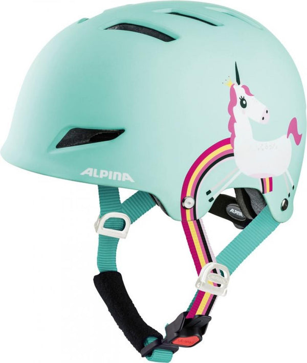 Fahrradhelm Alpina Park Junior mint unicorn Gr.51-55cm