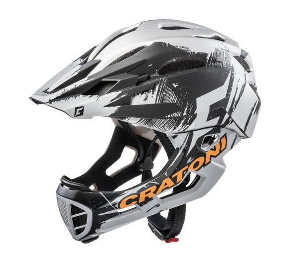 Cratoni Helm C-Maniac Pro MTB chome matt M/L 54 bis 58cm