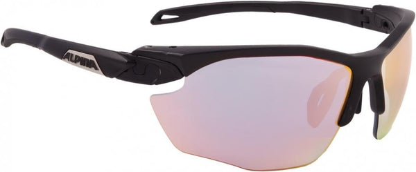 Alpina Sonnenbrille Twist Five HR QVM+ Rahmen schwarz.Glas Vario regenb versp.