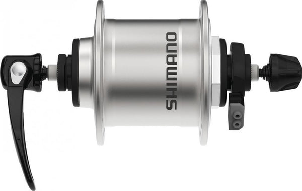 Shimano VR-Nabendynamo DHT4000 100mm 36 Loch mit SNSP silber