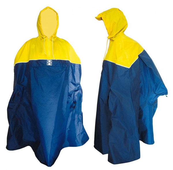 Hock Regenponcho Back-Pack gelb/marine  Gr.XXL