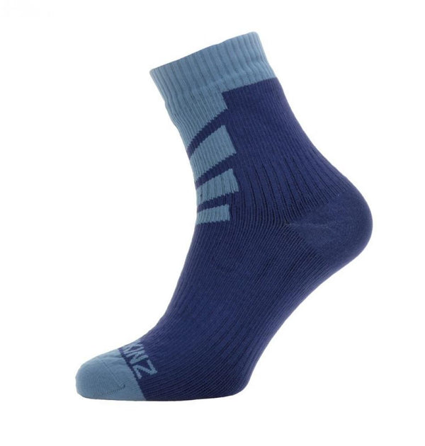 SealSkinz Socken Warm Weather Ankle navy blau wasserdicht Größe L (43-46)