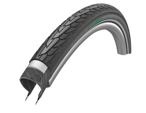 Schwalbe Reifen ROAD CRUISER PLUS 28x1.40 700x35C ETRTO 37-622 GREEN PunctureGuard Active Line Tube E-25 HS484