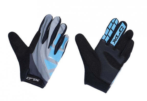 XLC Langfingerhandschuh Enduro grau blau Größe XL