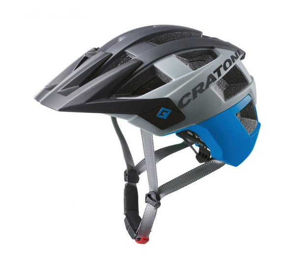 Cratoni Helm AllSet MTB blau schwarz matt S/M 54 bis 58cm