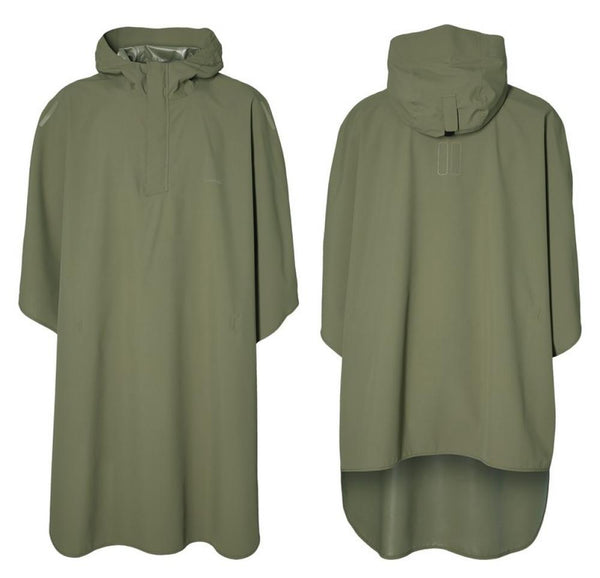 Basil Fahrrad Regenponcho Hoga Unisex Einheitsgröße - Farbe: Olive