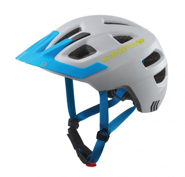 Cratoni Kinderhelm Maxster Pro Kid XS/S 46 bis 51cm grau blau matt