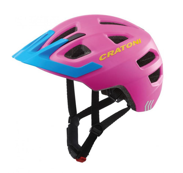 Cratoni Kinderhelm Maxster Pro Kid pink blau matt XS/S 46 bis 51cm