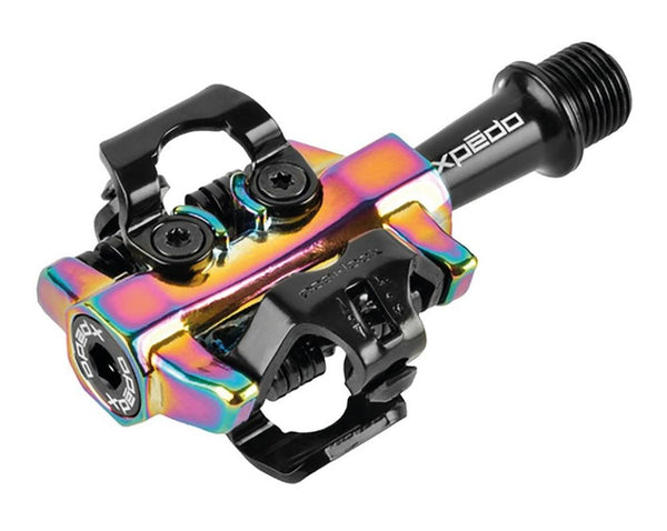 Xpedo Pedal Clipless CXR oilslick 9/16 Zoll XMF10AC