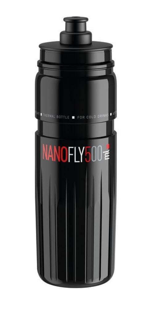 Elite Thermo-Trinkflasche Nanofly schwarz 500ml