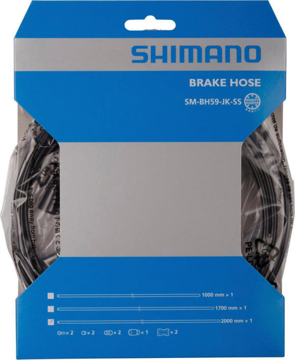 Shimano Bremsleitung SM-BH59-JK 2.000 mm Schwarz kürzbar