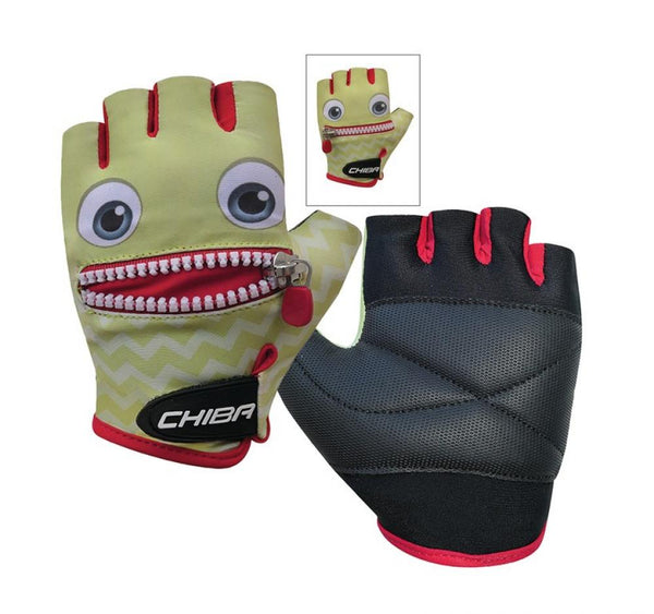 Chiba Kinderhandschuh Cool Kids Gr. S 4 Smiley limettengrün