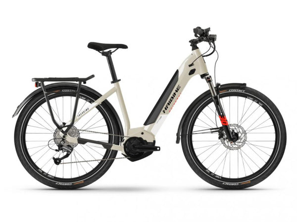 HAIBIKE Trekking 4 i500Wh LowStep 9-G Altus YSTS (2021) desert/white Gr.S