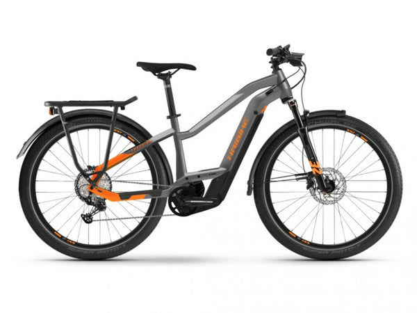 HAIBIKE Trekking 10 i625Wh low standover 12G SLX BCXK (2022), titan/lava matte, Gr.S/44 cm