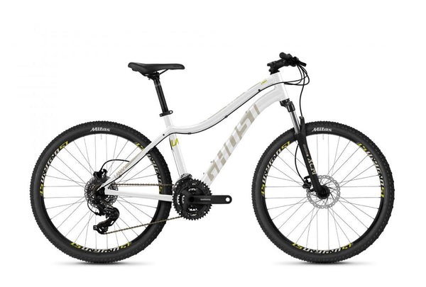 GHOST Lanao 26-Zoll Base AL U - MJ 2021,  white/grey/green, Rahmengröße L