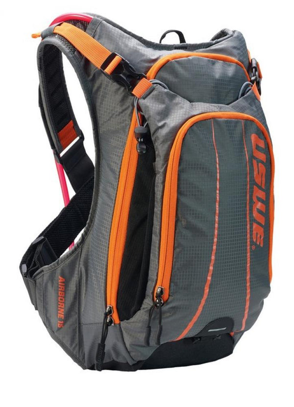 Trinkrucksack USWE Airborne 15 grau/orange Mod 2020