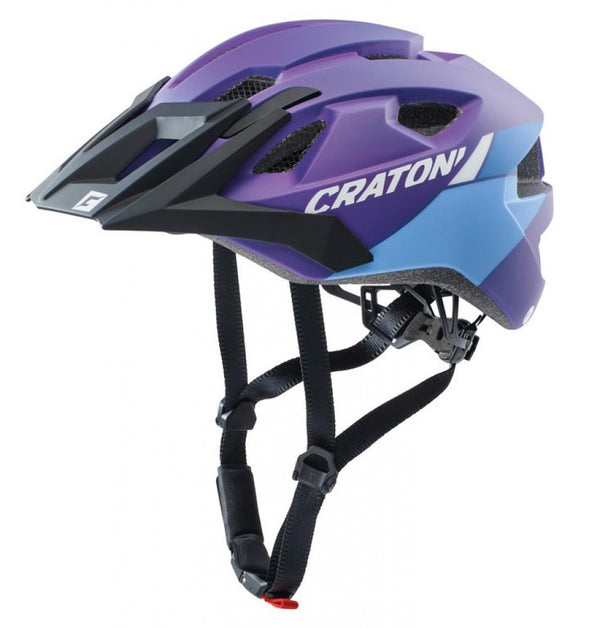 Cratoni Helm AllRide MTB lila blau matt Unisize 53 bis 59cm