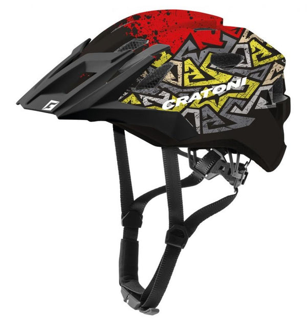 Cratoni Kinderhelm AllRide jr MTB wild rot matt Unisize 53 bis 59cm