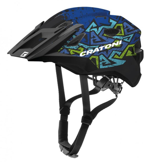 Cratoni Kinderhelm AllRide jr MTB wild blau matt Unisize 53 bis 59cm